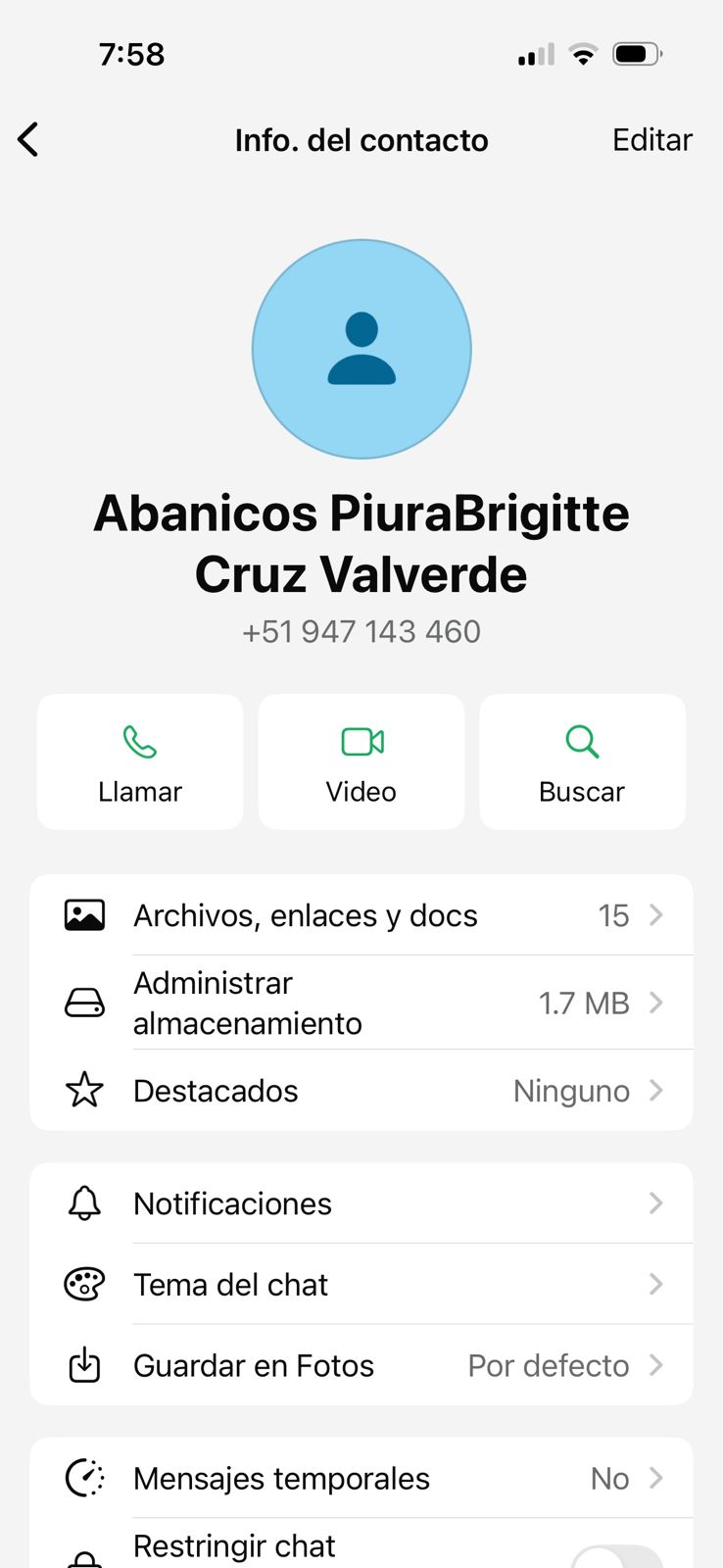 Evidencia de la denuncia contra Brigitte Ingrid Cruz Valverde